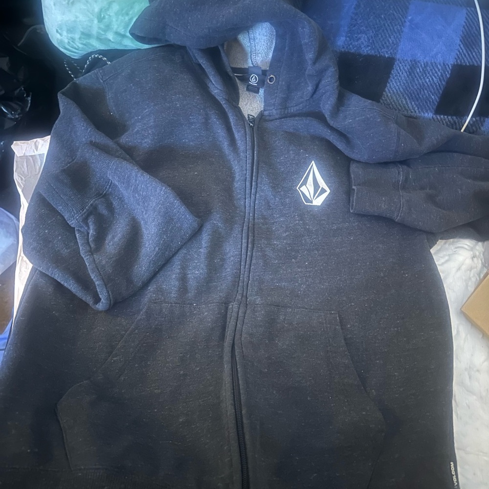 Men’s/woman’s volcom zip up sweatshirt size small